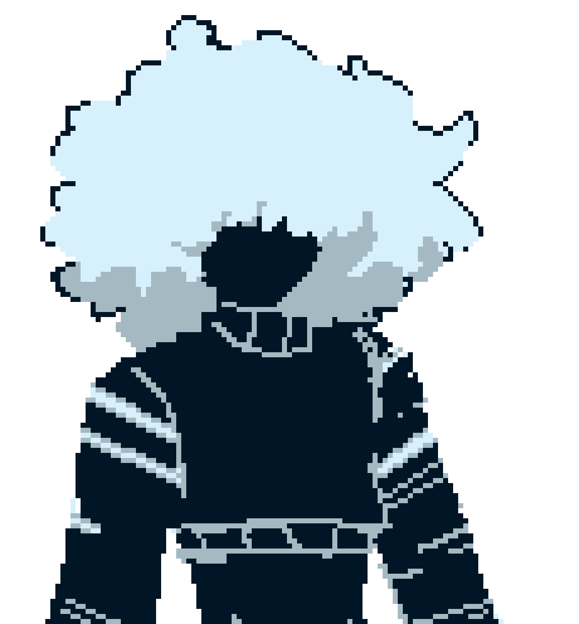 [a90fa7] "Shame. I do, it's not all its cracked up to be." [it raises its hand, the shape dissipating into different spiked and goopy shapes, before returning to normal.] "No real challenge."