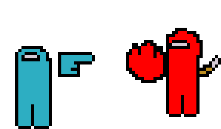 [c8b2c9] among us pixle art