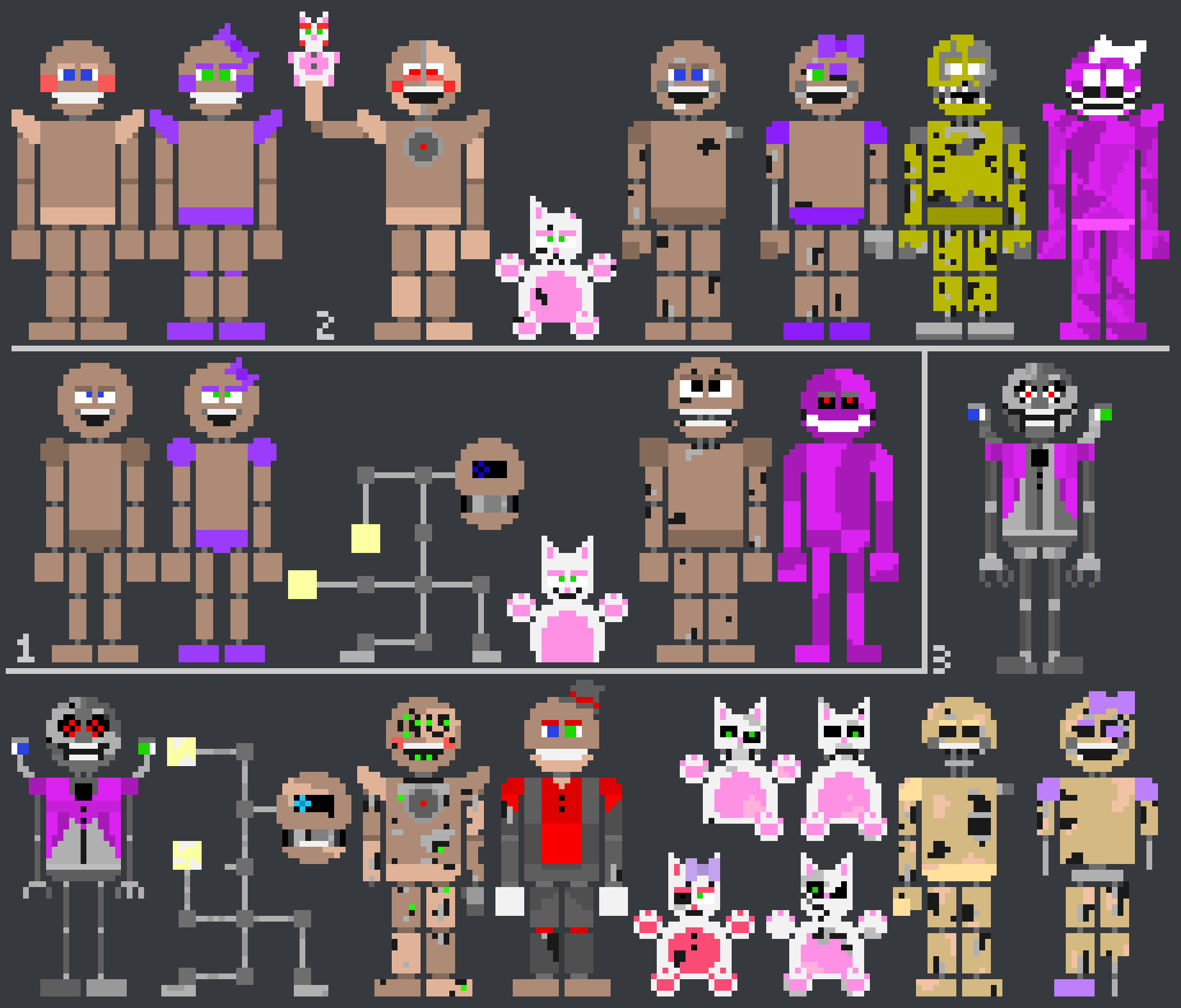 [5a1478] Five Nights at Coso Character Dump