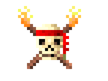 [086cd3] Pirates Skull