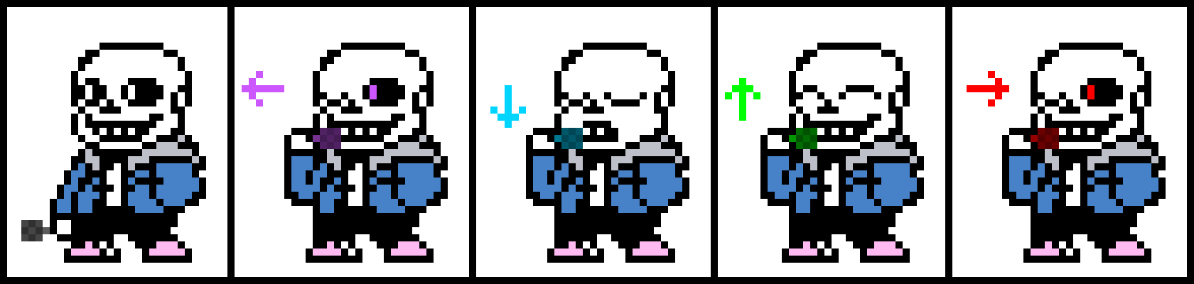 FNF Sans Sprite Sheet