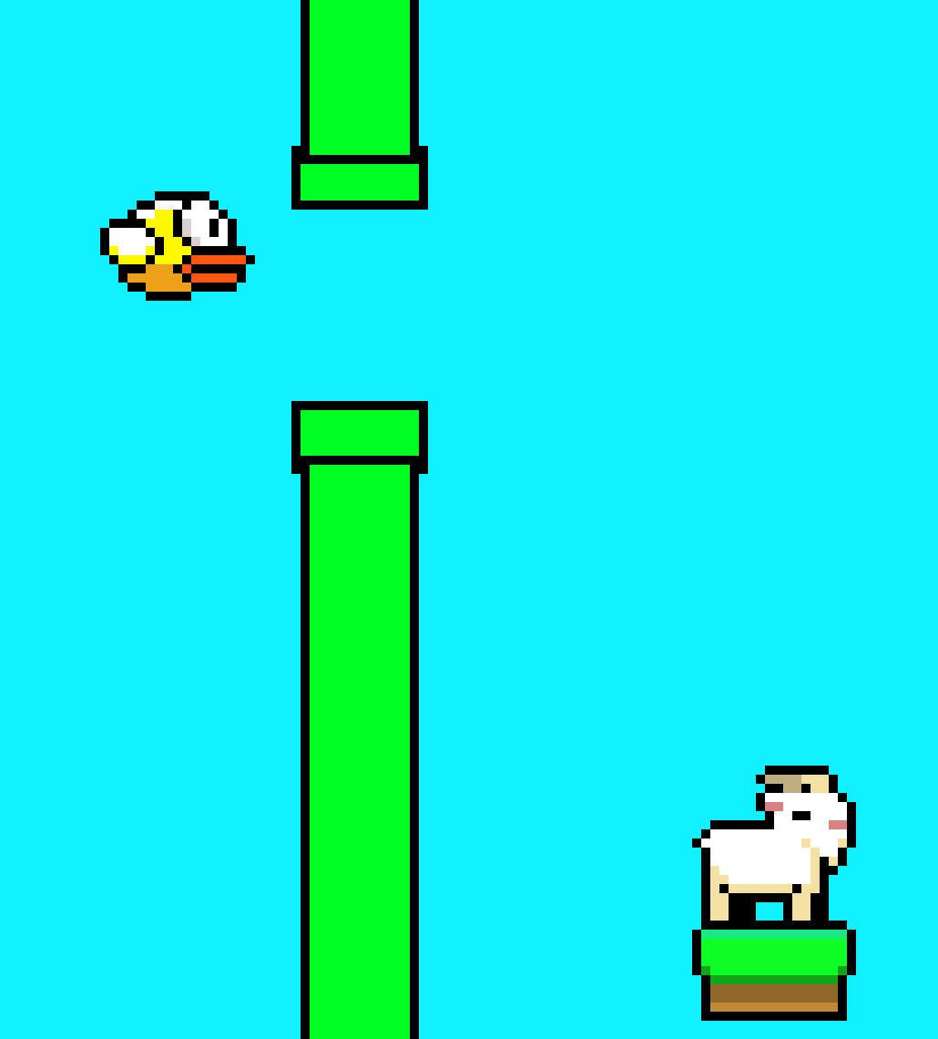 [9664c4] Flappy Bird and Goat