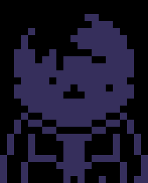 [7ce906] *(Smol Demented pulls on SF's jacket, trying to get their attention, again.) -HorrorTale Sans