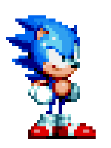 Sonic Mania T.Sonic sprite - Kenzo Vargas