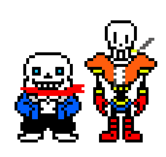 [e4f013] sans and papyrus