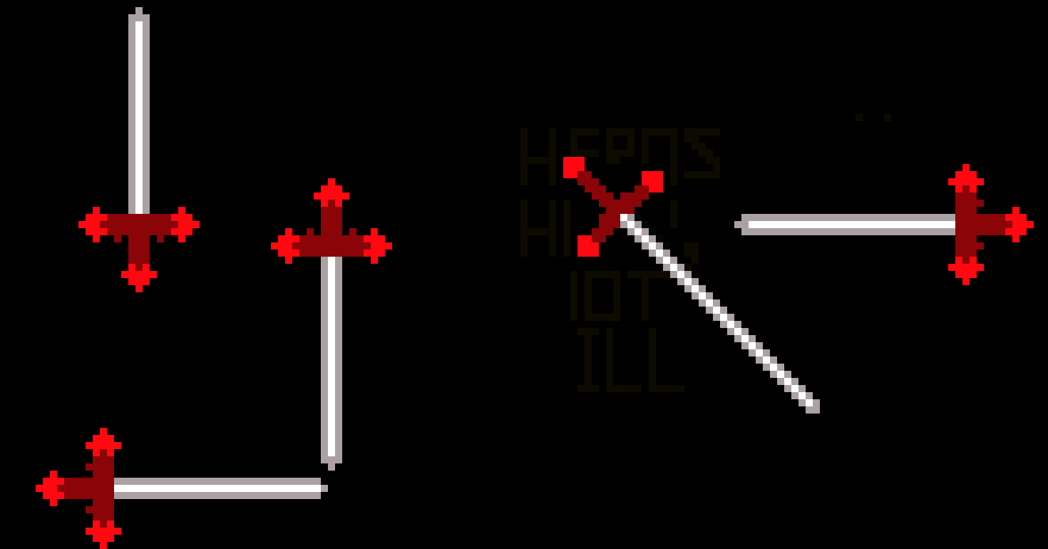 [9664c4] HeroTale Sans's 1-2 Form Sword Spritesheet