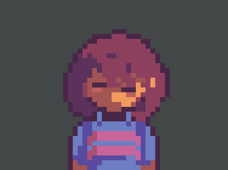 [20d68e] yes hello Riley slave away at a concept for dark world frisk