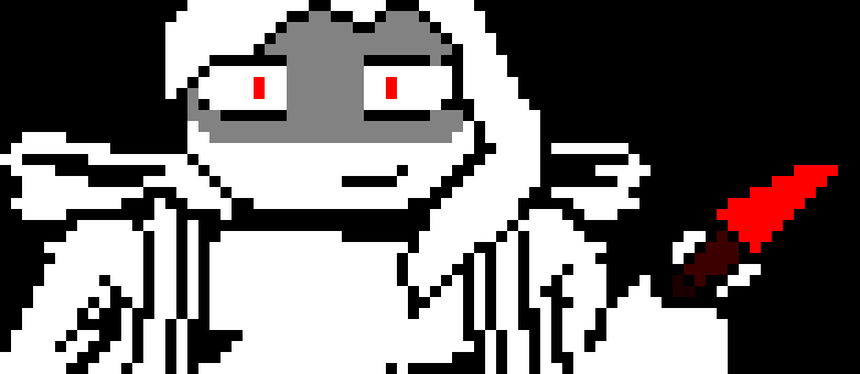 [7a0a81] *clash with her knife.* Heheh. *she sweeps the outline and does a stab to the body.*