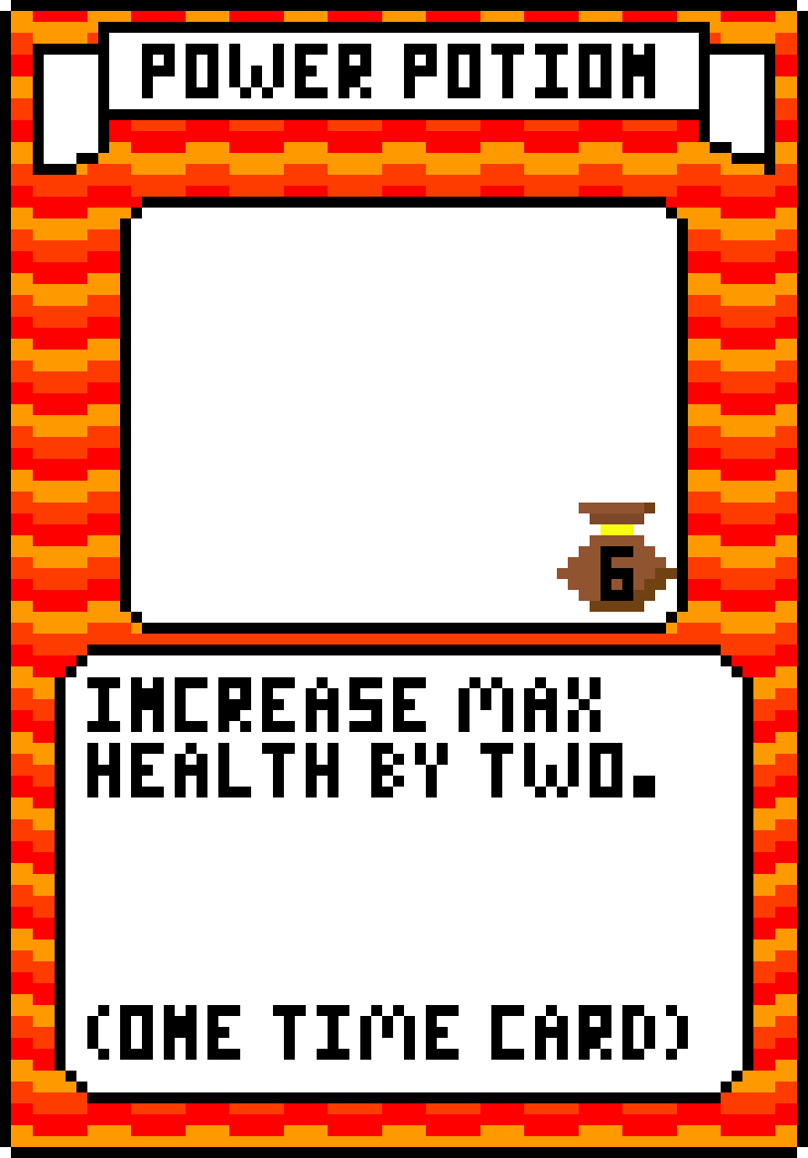 [b7cc55] Fire Power Potion Card