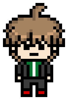 [6d6db1] Makoto Naegi Pixel Sprite