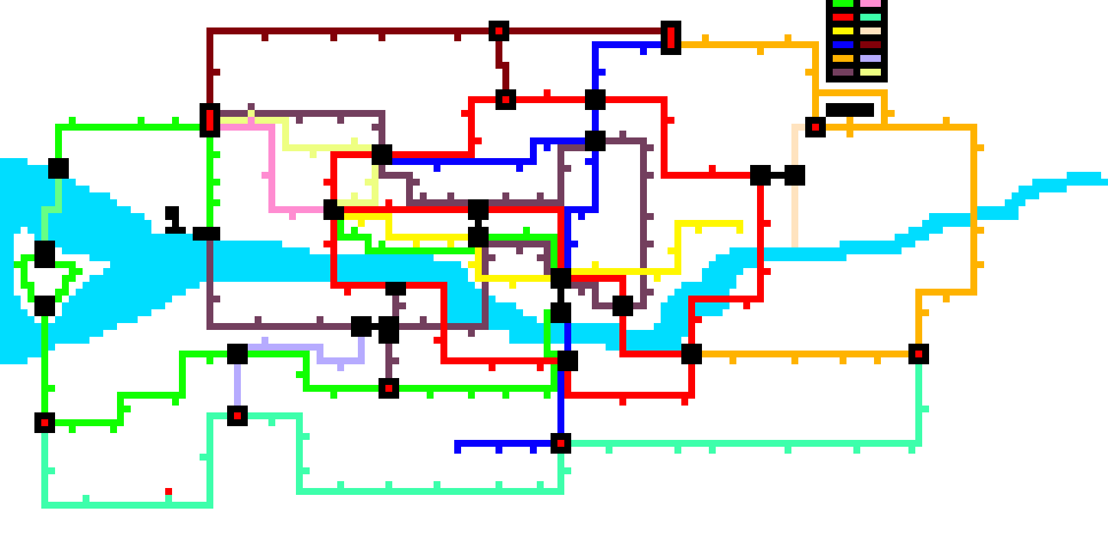 [3d595f] Hugonia Tube Map