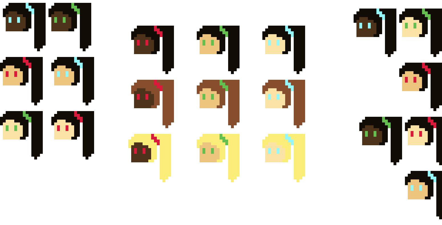 [9664c4] Pixel Product HairOC SkinOC EyesOC