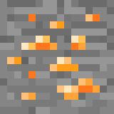 [9664c4] Orange minecraft ore