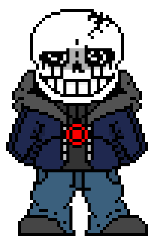 This sprite was literally made by the same sprite as the other Killer sans. legit.