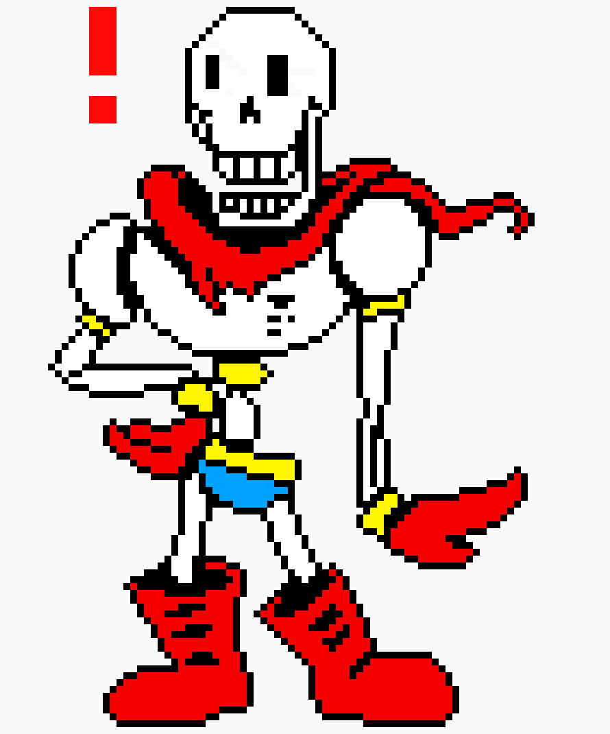 [5915ed] Undertale Papyrus sprite Dodge