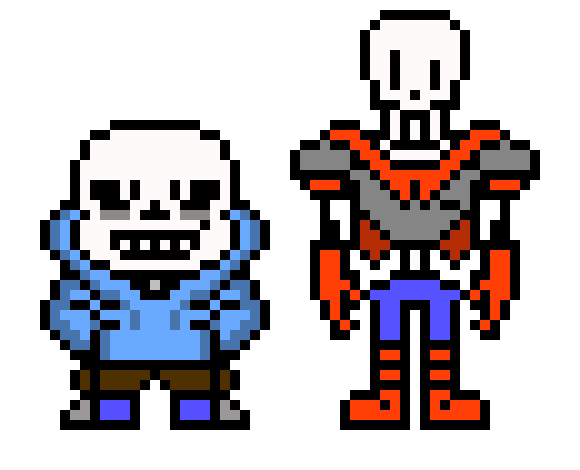 SwapSwap Sans And Papyrus (No White Background!)