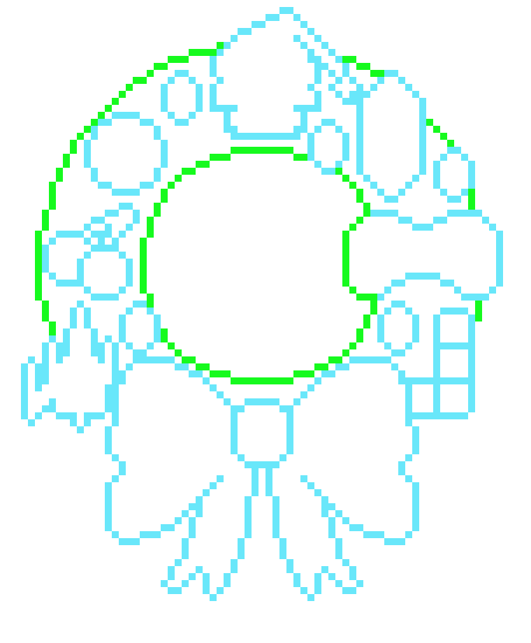 [9664c4] Wreath with Addons