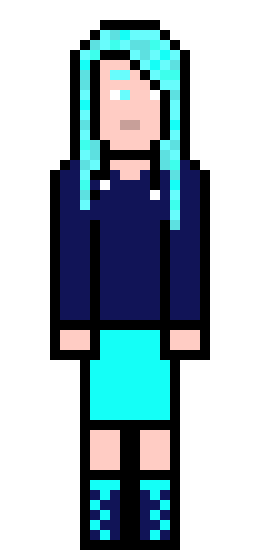 [9664c4] Girl with blue hair??!!