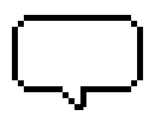 [347b29] pixel speech bubble short
