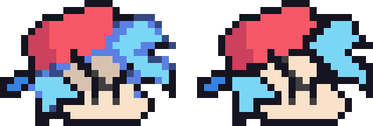 [be51bd] BF Pixel Icon (Week 6) Recolored: Version A & B