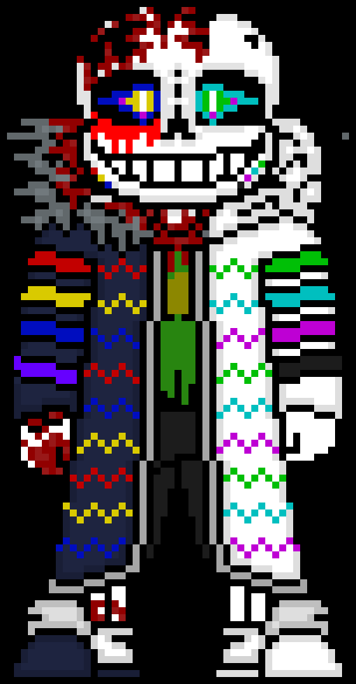 [691fe2] It's pretty shit but here it is. He is quite LITERALLY a fusion of Multi & Terror  -Ash, with the same ID
