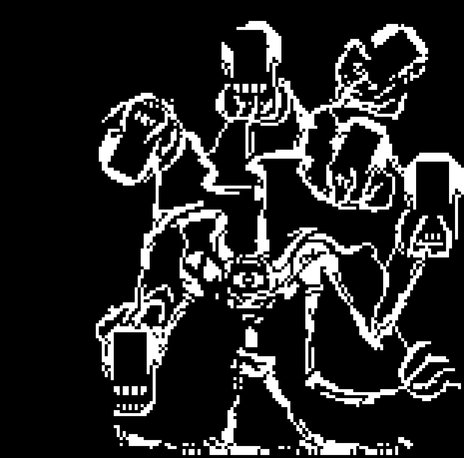 [c2fe0c] Finally finished my goddamn Help_Tale papyrus sprite, A Legit demonic skeletal fucker