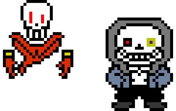 Dust Sans and Papyrus' Sprite