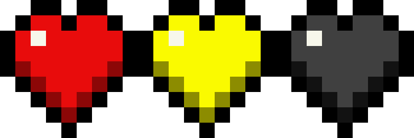 Hearts Pixel Art