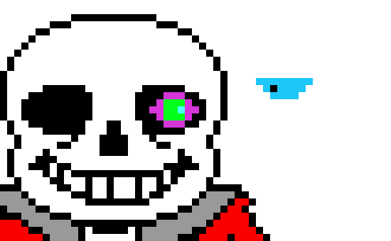 [7ce906] I'm not a human eye. -HorrorTale Sans