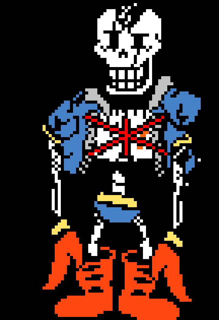Disbelief Papyrus Phase 7 Battle Sprite. 1