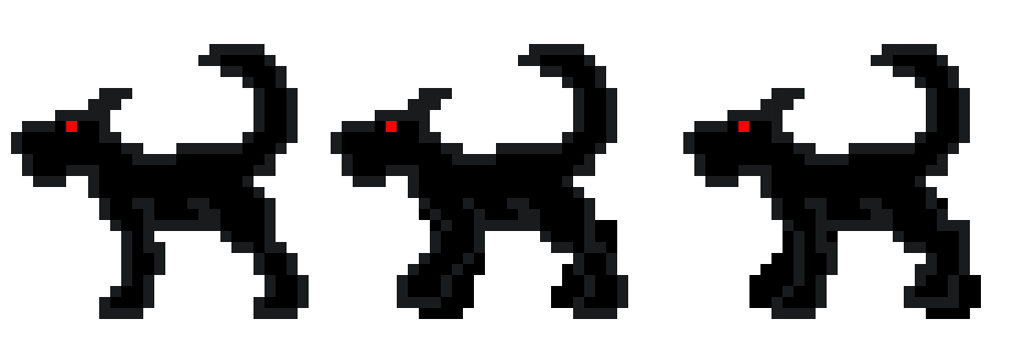 [9664c4] Shadow Wolf V.1 (Walking Anim)
