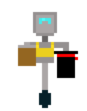 [c4cbe7] Robot with magic cap