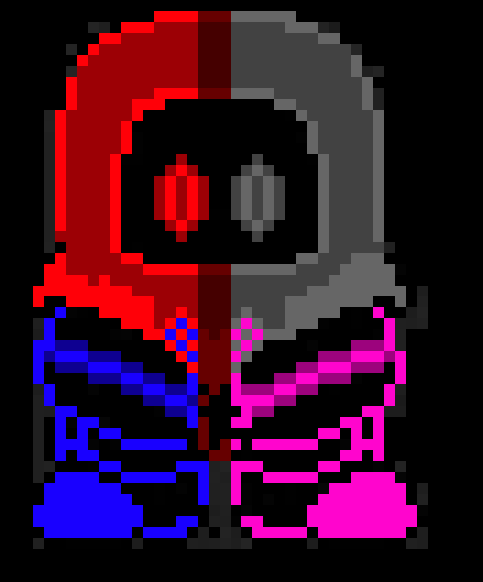 [9ecf97] *spear goes straight through the other side of fhts head(the unhurt side as multi and i tp back to underverse*