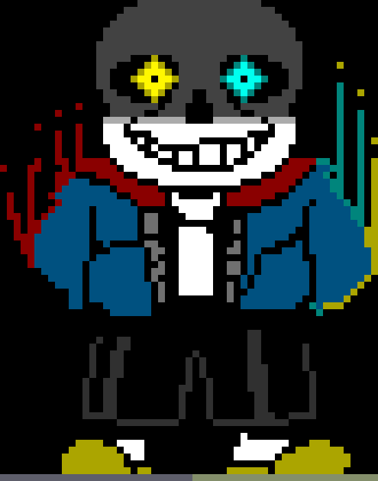 [8ced08] ((Omg guys look its evil1 in main  1!!! (He’s literally just named deadly sans lmao) the one with the hole in his head!! I think))