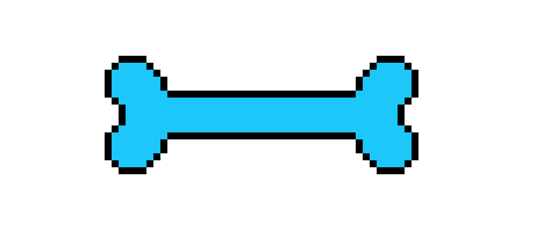 Undertale blue Bone Attack sprite