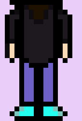 [05b0c1] *Some strange man stands in the center of the lab, he appears to be examining himself*