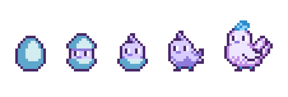 [4b929f] growing bird