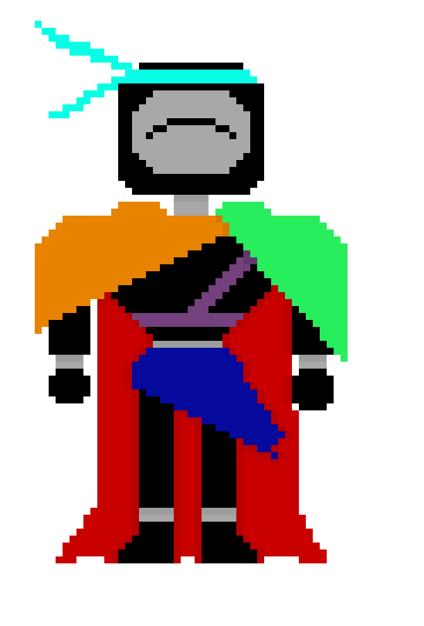 [2fcb16] *He continues to patrol the forest*