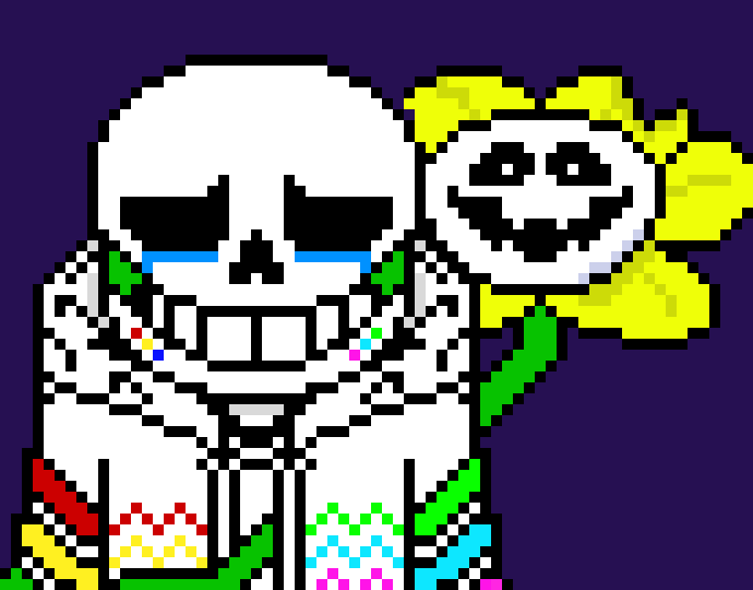 [00fc8a] *flowey just laughs and forces Multi to spawn Terror blasters*