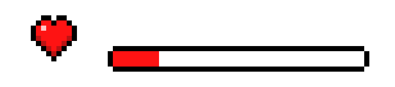 [9664c4] Heart bar