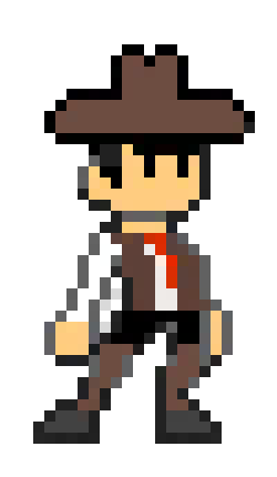 [ea7643] cowboy stand