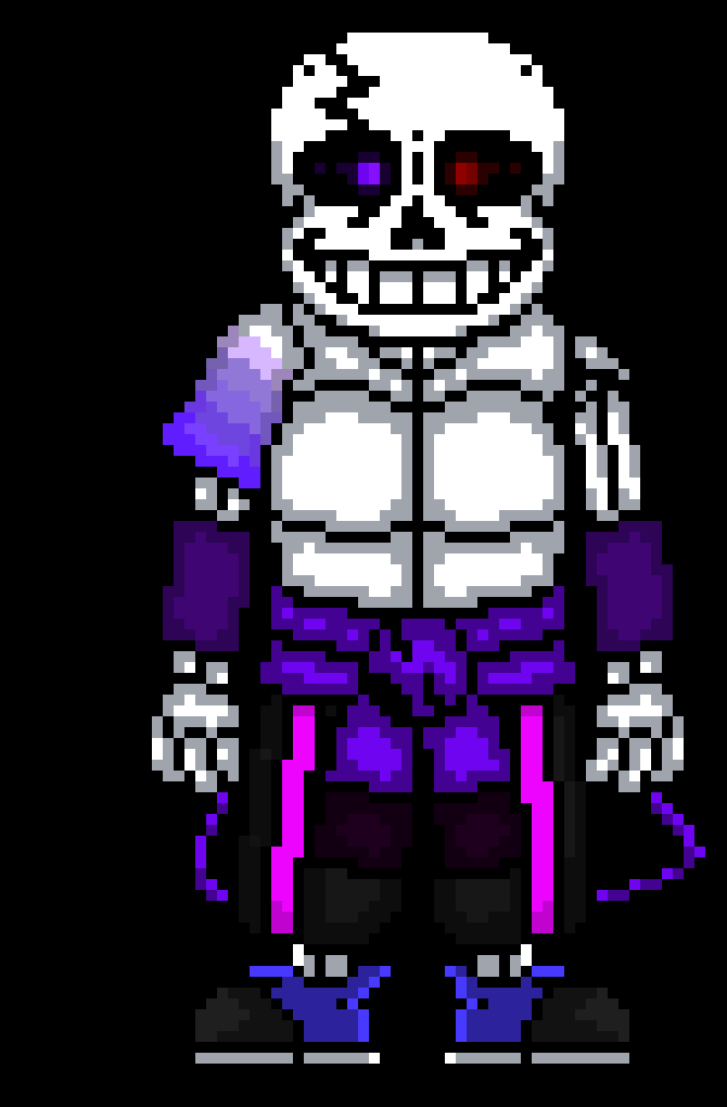 Purple Sans Sprite sheet