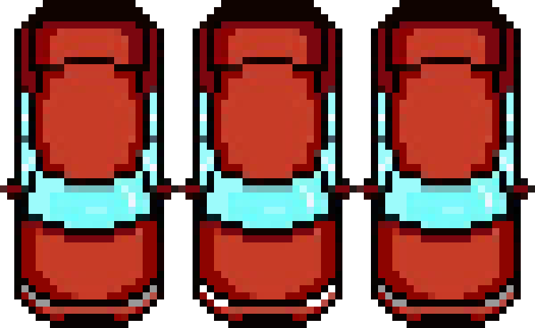 [54cec1] Red Car Top Sprite