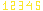 [6dd67a] numbers_yellow