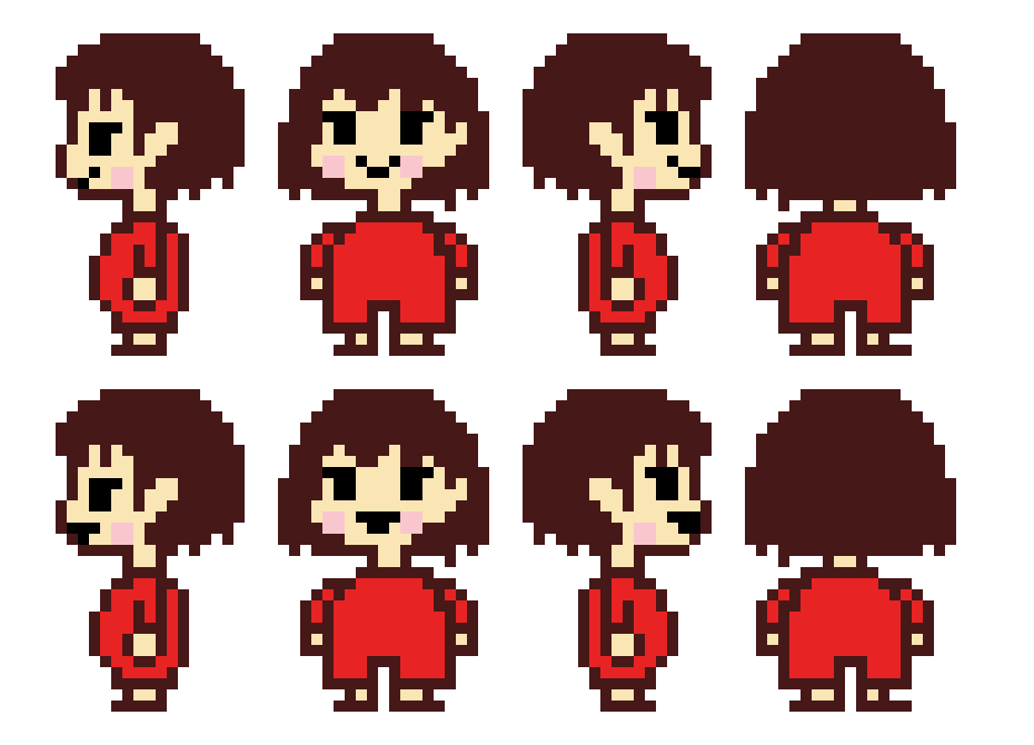 [41ee95] girlfriend Sprite Sheet (No walking sprites)