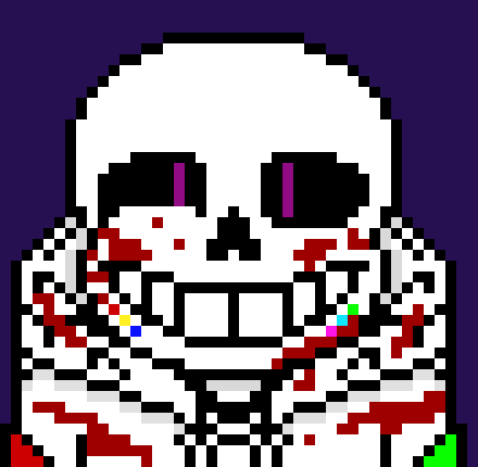 [0ae1f1] *kicks Terror onto the ground and stabs knives into his arms, pinning them to the ground* 