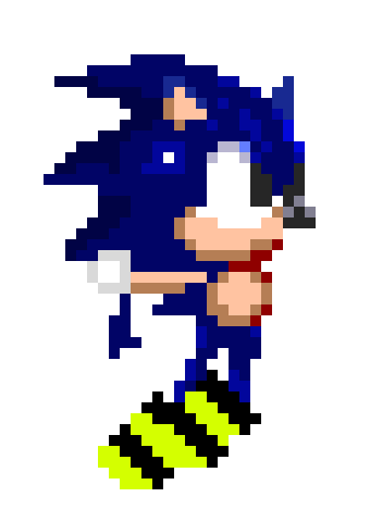 My sonic character (Jumpdashing