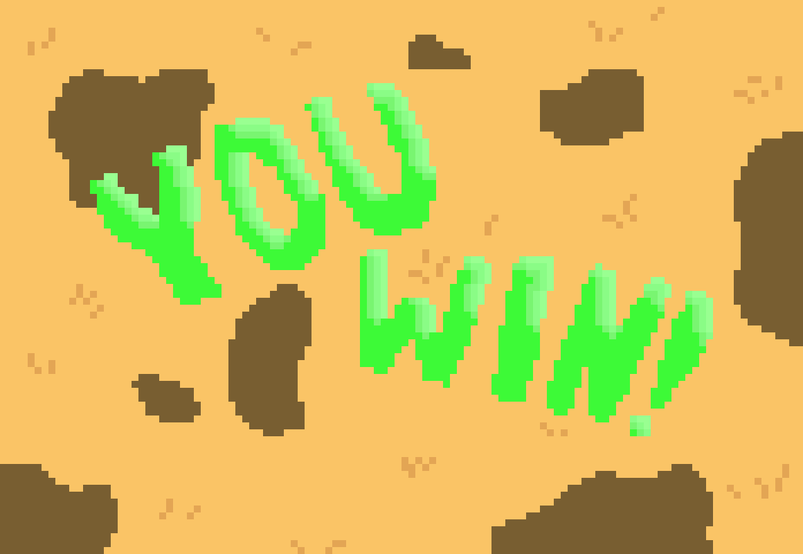 [77f3aa] You Win! Screen