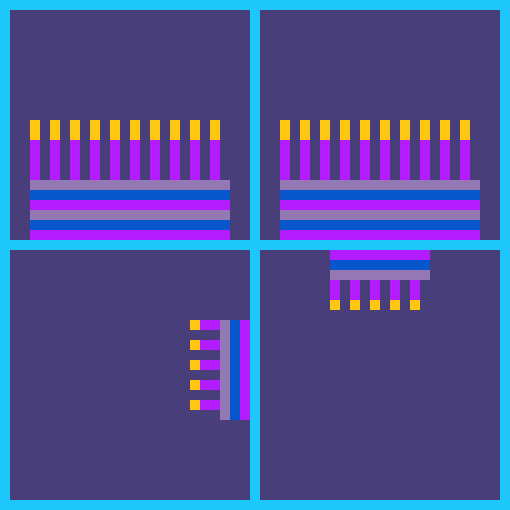 [db1555] pixel quilt square