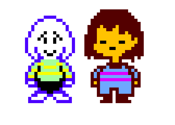 Frisk and Asriel